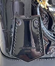 Louis Vuitton ALMA BB 25 Black Monogram Vernis Leather 3543 - 2