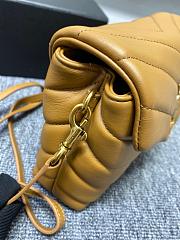 YSL Toy Loulou 20 Brown Leather Gold Hardware - 5