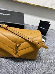 YSL Toy Loulou 20 Brown Leather Gold Hardware - 4