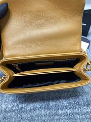YSL Toy Loulou 20 Brown Leather Gold Hardware - 2