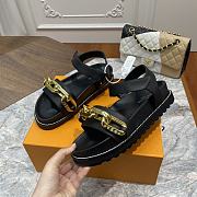 Louis Vuitton Black Sandals 1948 - 1