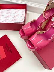 Valentino Open Toe Heels Hot Pink 12cm - 2