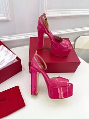 Valentino Open Toe Heels Hot Pink 12cm - 4