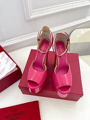 Valentino Open Toe Heels Hot Pink 12cm - 6