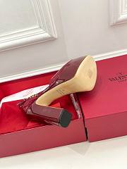 Valentino Open Toe Heels Red 12cm - 4