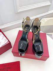Valentino Open Toe Heels Black 12cm - 4