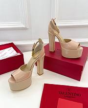 Valentino Open Toe Heels Beige 12cm - 6