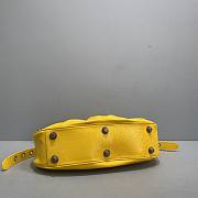 Balenciaga Le Cagole S Yellow Material Lambskin 5596 - 3