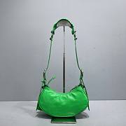 Balenciaga Le Cagole XS Green Material Lambskin 5573 - 4