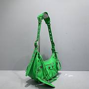 Balenciaga Le Cagole S Green Material Lambskin 5568 - 4