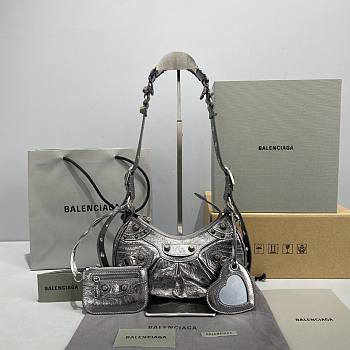 Balenciaga Le Cagole size XS Silver Material Lambskin 5567