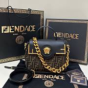 Fendace La Medusa Medium 25 Handbag FF Logo - 1