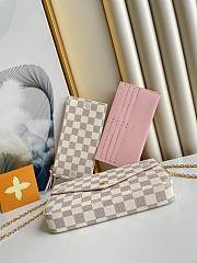 Louis Vuitton Pochette Felicie 22 Damier Azur Canvas N63106 - 6