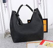 LV Carmel Mahina Boho 40 Black Handbag - 1