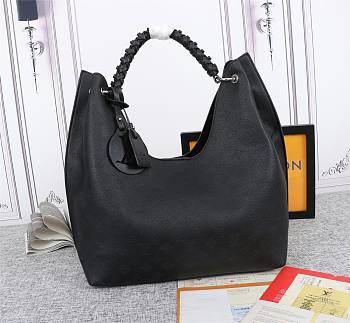 LV Carmel Boho 40 Black Handbag