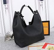 LV Carmel Mahina Boho 40 Black Handbag - 4