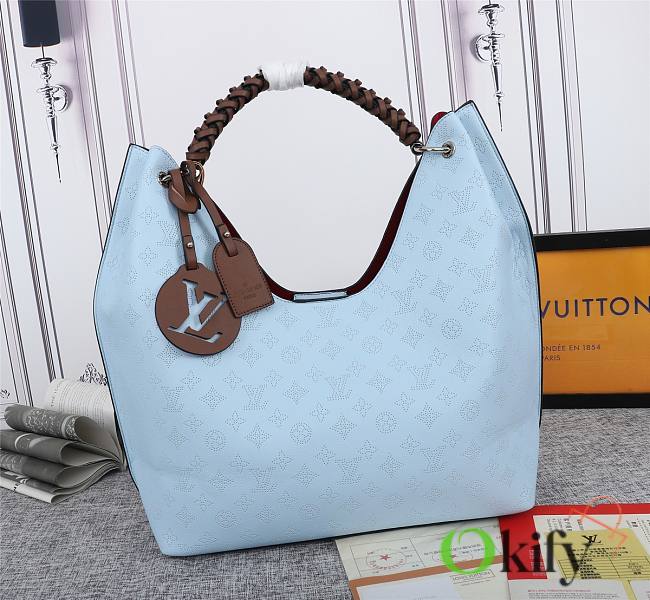 LV Carmel Boho 40 Blue Handbag - 1