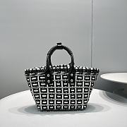 Balenciaga Basket 40 Black&White Bag - 2