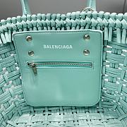 Balenciaga Basket 40 Blue Turquoise Bag - 3