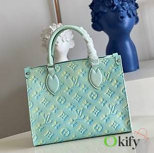 Louis Vuitton Onthego PM 25 Blue Teal - 1