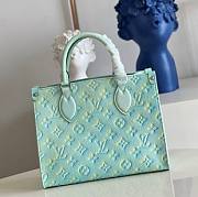 Louis Vuitton Onthego PM 25 Blue Teal - 1