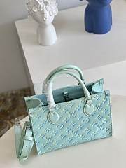 Louis Vuitton Onthego PM 25 Blue Teal - 6