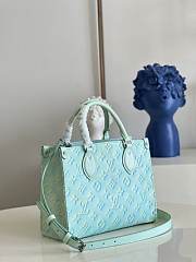 Louis Vuitton Onthego PM 25 Blue Teal - 4