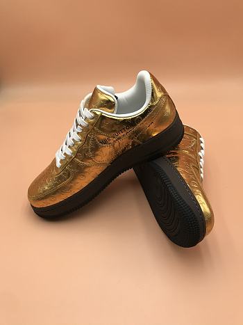 Louis Vuitton Nike Air Force 1 Low Gold 9801