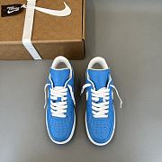 Louis Vuitton Nike Air Force 1 Low Blue 9804 - 6