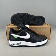 Louis Vuitton Nike Air Force 1 Low Black 9806 - 1