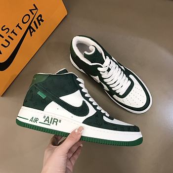 Louis Vuitton Nike Air Force 1 High Green 9810