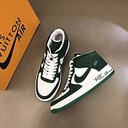 Louis Vuitton Nike Air Force 1 High Green 9810 - 3