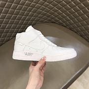 Louis Vuitton Nike Air Force 1 High White 9811 - 2