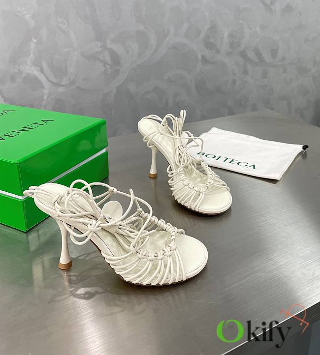 Botega Venata Heels White 9819 - 1