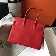 Hermès Birkin Red 30cm 8040 - 6