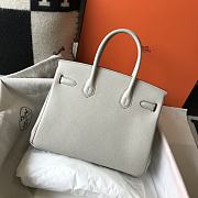 Hermès Birkin White 30cm 8039 - 3