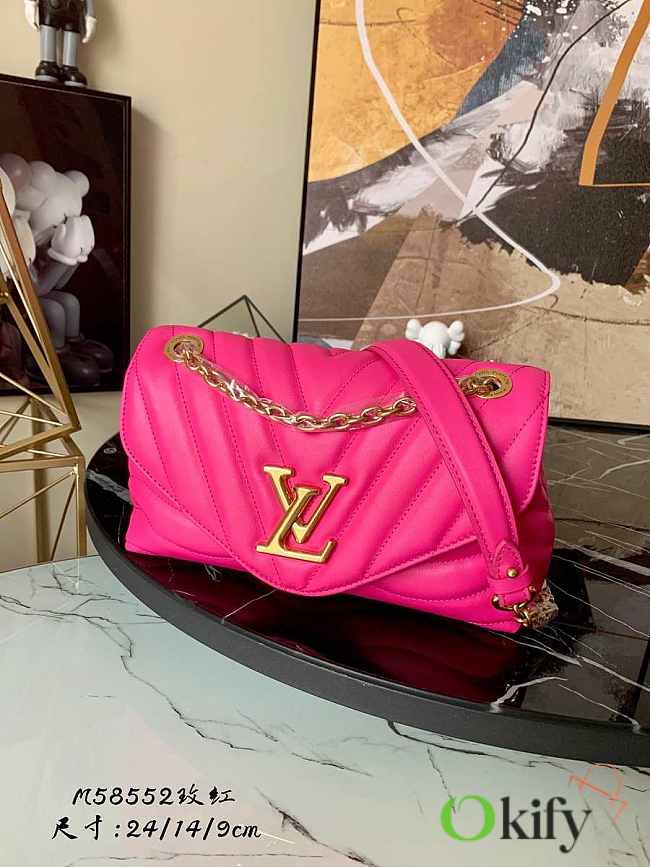 Louis Vuitton New Wave Chain Bag 24 Hot Pink M58552 - 1