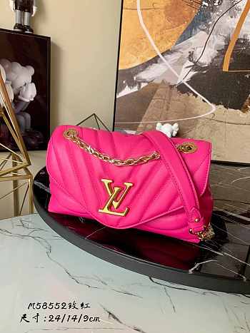 Louis Vuitton New Wave Chain Bag 24 Hot Pink M58552