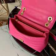 Louis Vuitton New Wave Chain Bag 24 Hot Pink M58552 - 3
