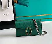 Gucci Dionysus 19 Green Leather Shoulder Bag 476430 - 2