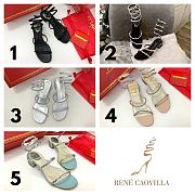 Rene caovilla shoes 5cm 9839 - 2