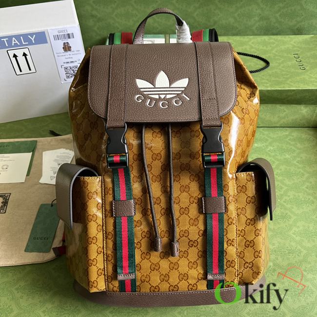 Gucci Adidas Backpack 42 Ophidia Canvas - 1