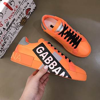 D&G Shoes Orange 9862