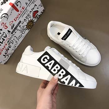 D&G Shoes White 9864