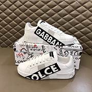 D&G Shoes White 9864 - 2