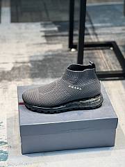 Prada Men Sneaker Gray 9867 - 4