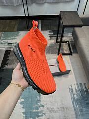 Prada Men Sneaker Orange 9869 - 1
