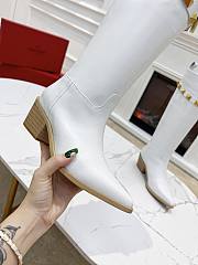 Valentino White Boots 9870 - 4