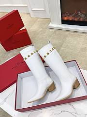 Valentino White Boots 9870 - 2