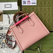 Gucci Diana small 27 tote pink bag 9876 - 6